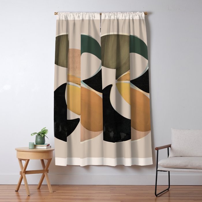 Modern Abstract Art 150 Window Curtain Gallery Image 5