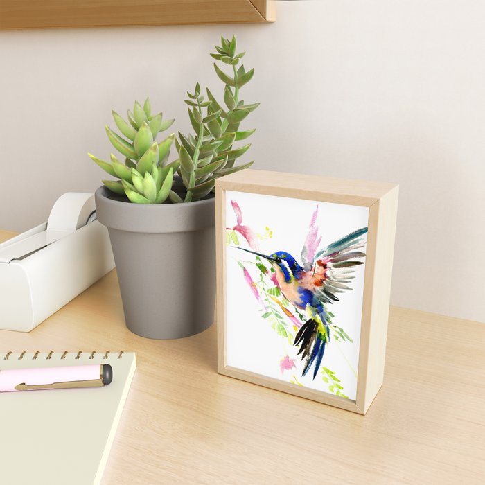 Hummingbird Mini Art Print Gallery Image 2