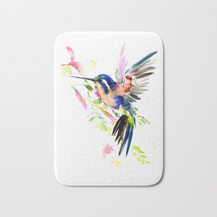 Hummingbird Bath Mat Gallery Image 1