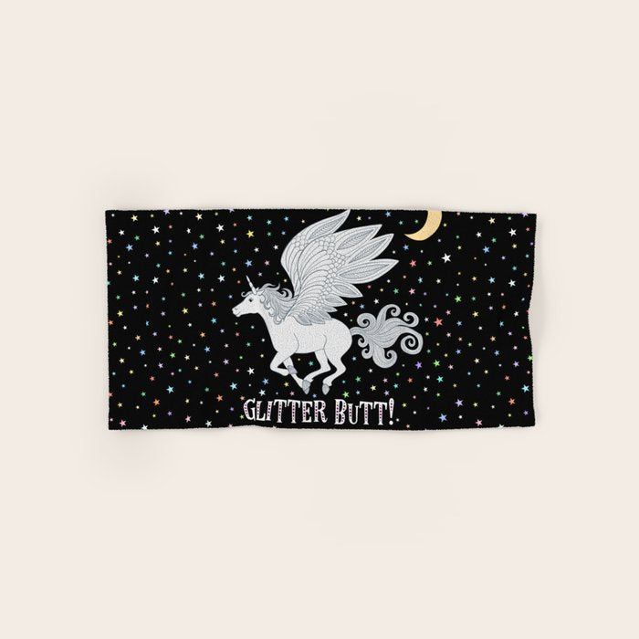 Glitter Butt! Bath Towel Gallery Image 1