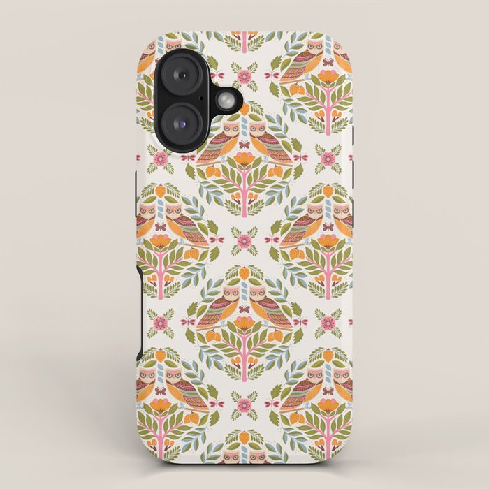 Woodland Owls - Multi-colored iPhone Case Gallery Image 1