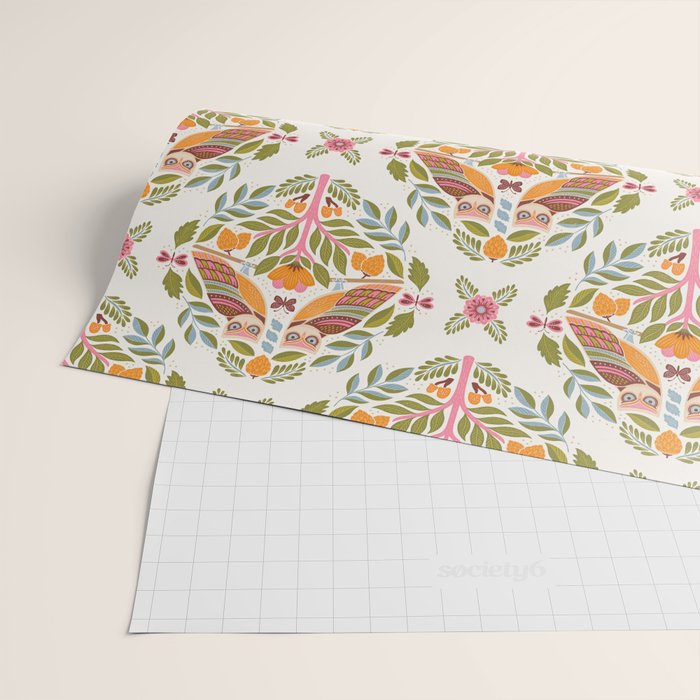 Woodland Owls - Multi-colored Wrapping Paper Gallery Image 2