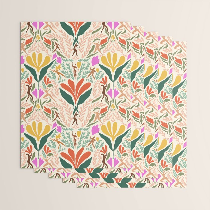 Dancing Foliage // Body Positive Ladies Wrapping Paper Gallery Image 3