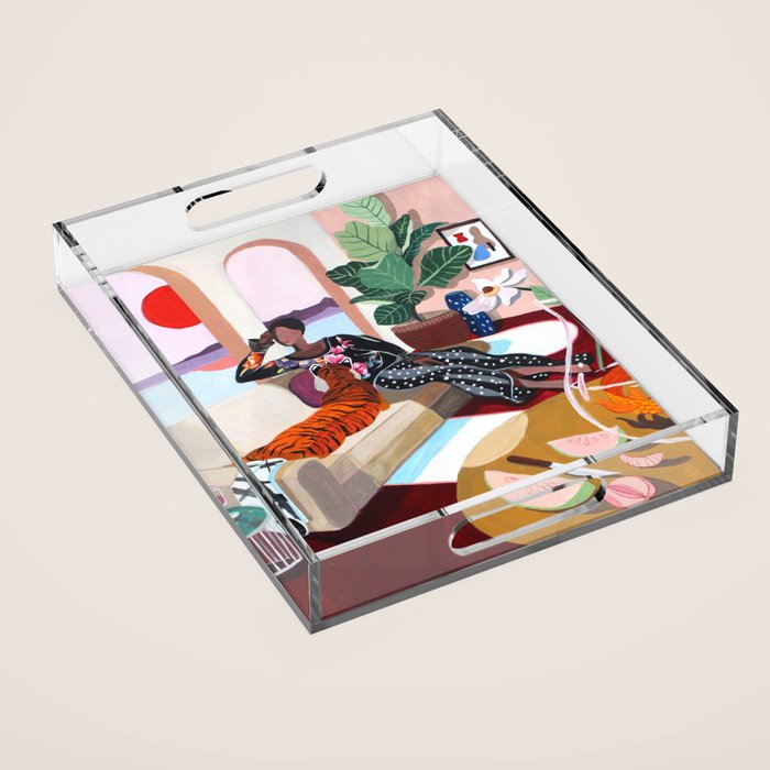 Tiger Queen Acrylic Tray Gallery Image 1