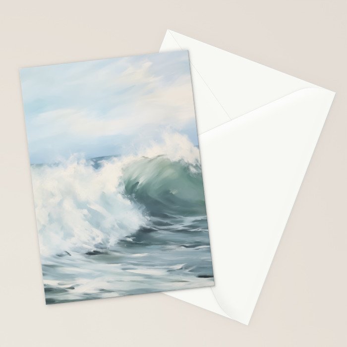 Ocean Waves Stationery Card Gallery Image 2