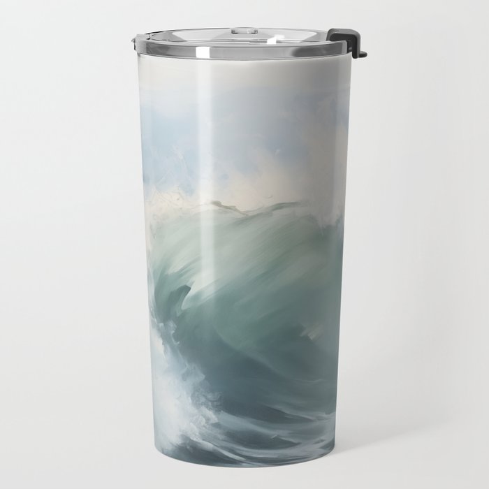 Ocean Waves Travel Mug Gallery Image 2