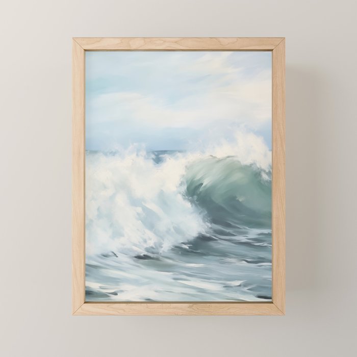 Ocean Waves Mini Art Print Gallery Image 1
