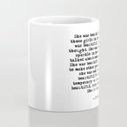 She was beautiful - Fitzgerald quote Coffee Mug Gallery Image 4