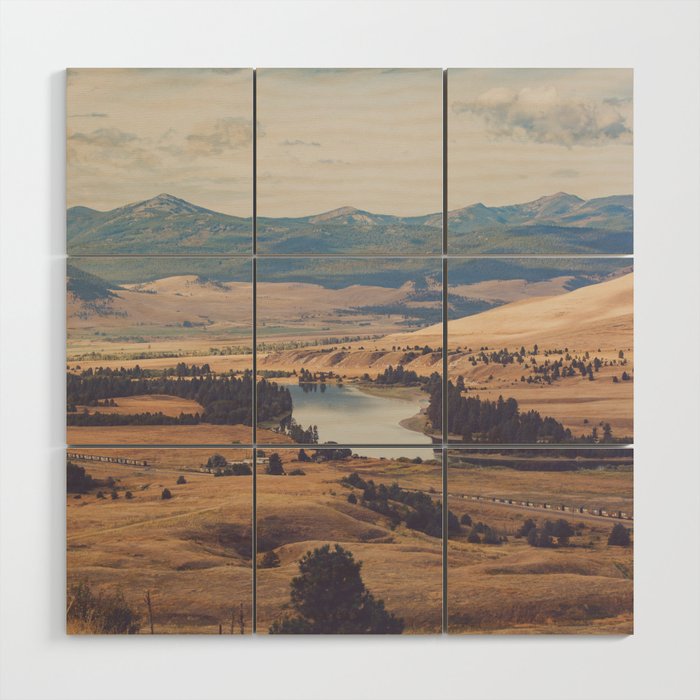 Montana Gold II Wood Wall Art Gallery Image 1