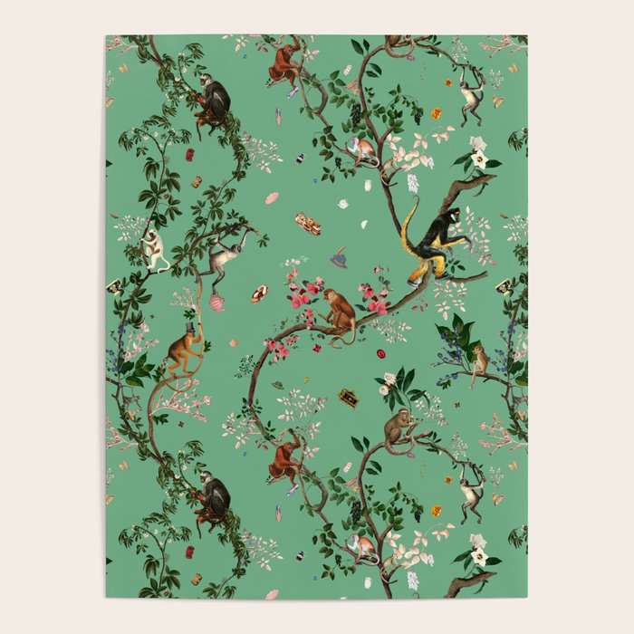 Monkey World Green Poster Gallery Image 1