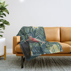 Here Comes Santa Claws Throw Blanket Gallery Image 1