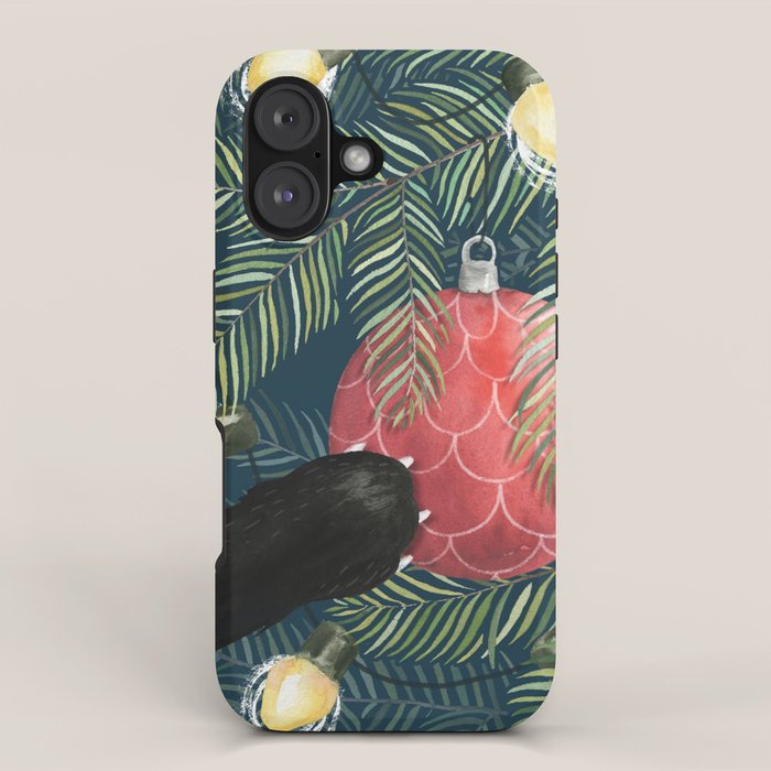 Here Comes Santa Claws iPhone Case Gallery Image 1