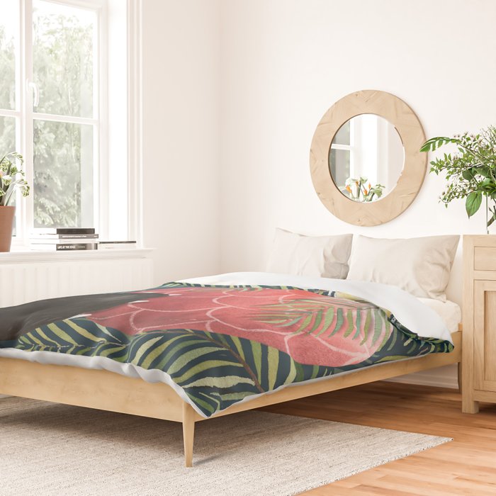 Here Comes Santa Claws Duvet Cover Gallery Image 2