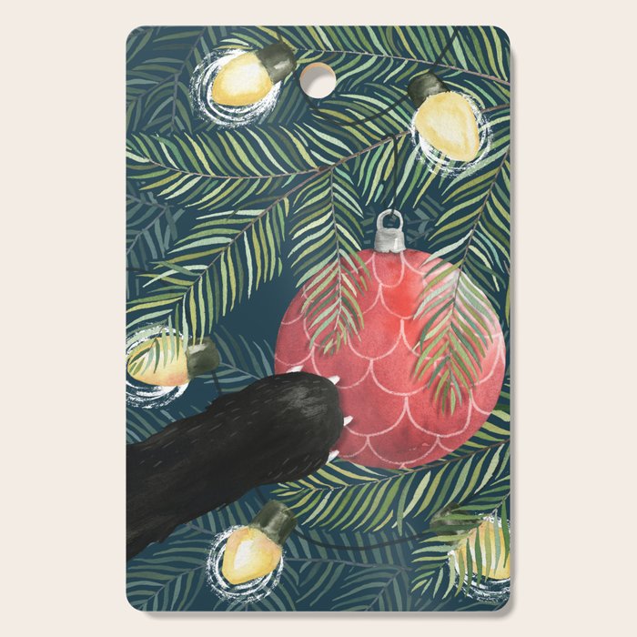 Here Comes Santa Claws Cutting Board Gallery Image 1