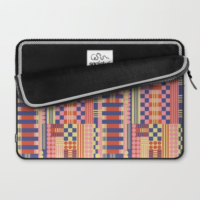 Geometric Composition Colorful Laptop Sleeve Gallery Image 2