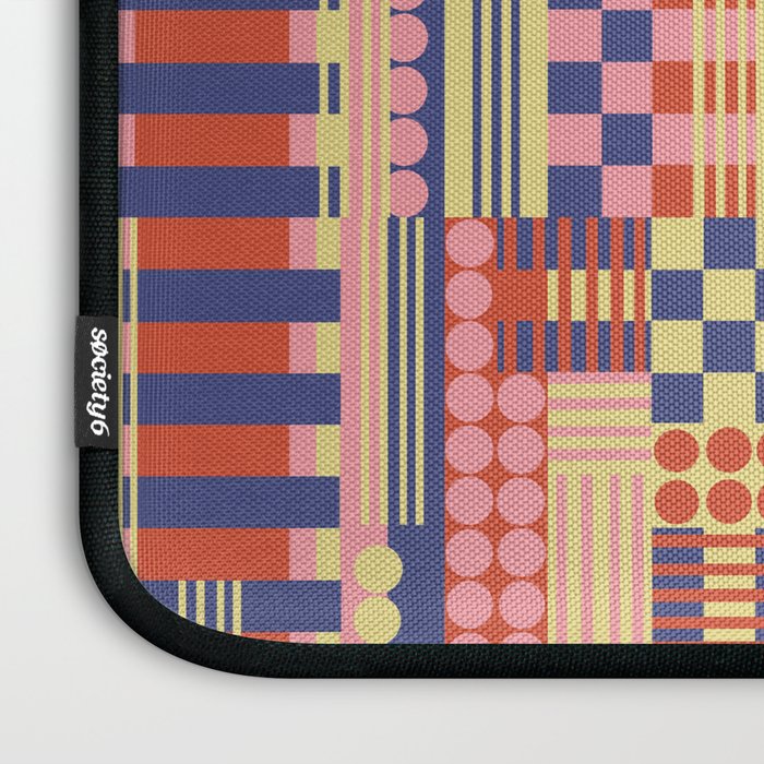 Geometric Composition Colorful Laptop Sleeve Gallery Image 3