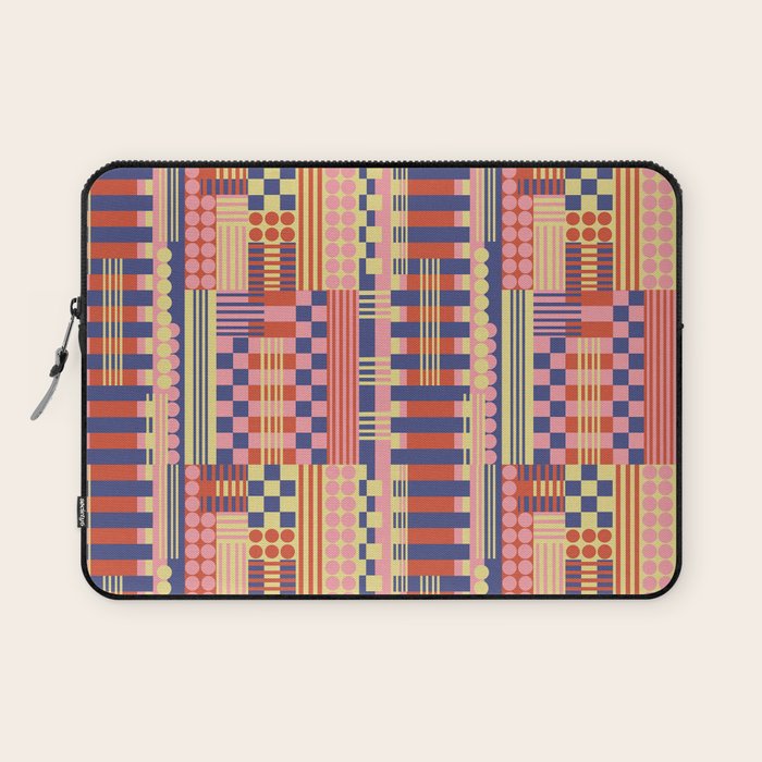 Geometric Composition Colorful Laptop Sleeve Gallery Image 1
