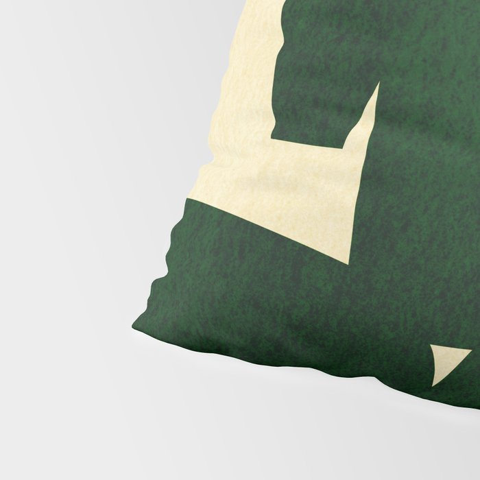 Green Black abstract shapes N03 Pillow Sham Gallery Image 4