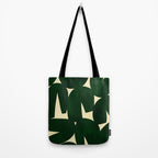 Green Black abstract shapes N03 Tote Bag Gallery Image 2