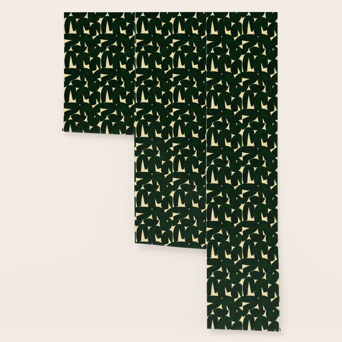 Green Black abstract shapes N03 Wallpaper Gallery Image 3