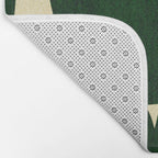 Green Black abstract shapes N03 Bath Mat Gallery Image 2
