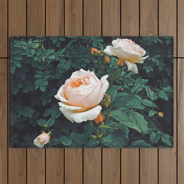 Dark Garden Outdoor Rug Gallery Image 1
