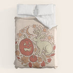 Halloween Friends | Autumn Palette Duvet Cover Gallery Image 6