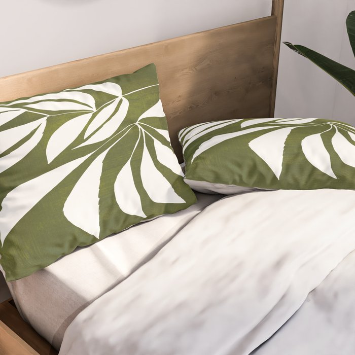Olive Branches Pillow Sham Gallery Image 2