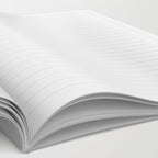 Mid-Century Modern Piquet Minimalist Abstract Pattern in Gray Notebook Gallery Image 2