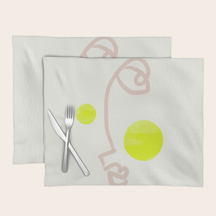 Sunny Face | Neon Placemat Gallery Image 1