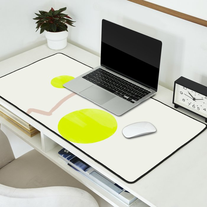 Sunny Face | Neon Desk Mat Gallery Image 2