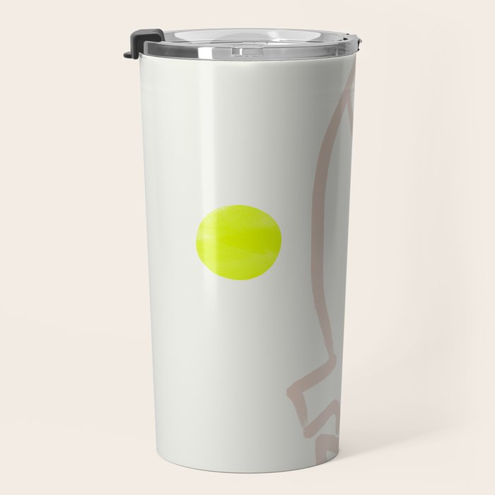 Sunny Face | Neon Travel Mug Gallery Image 3
