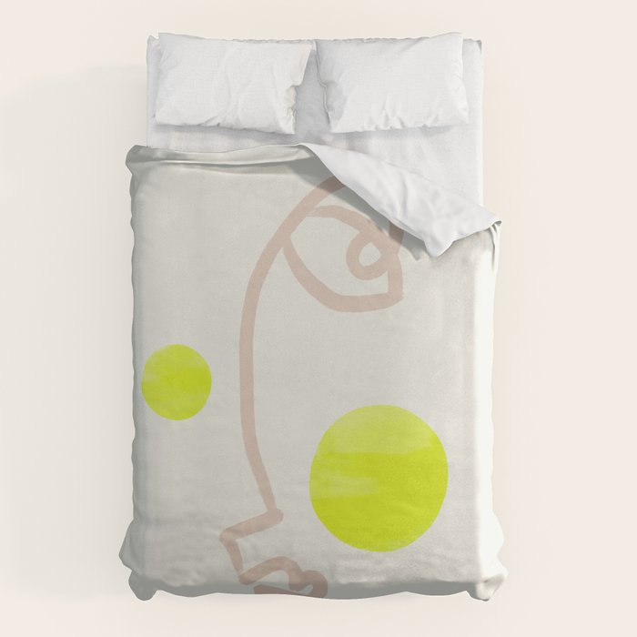 Sunny Face | Neon Duvet Cover Gallery Image 1