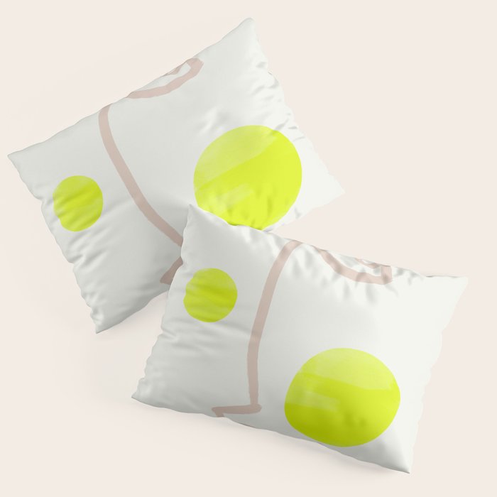 Sunny Face | Neon Pillow Sham Gallery Image 3