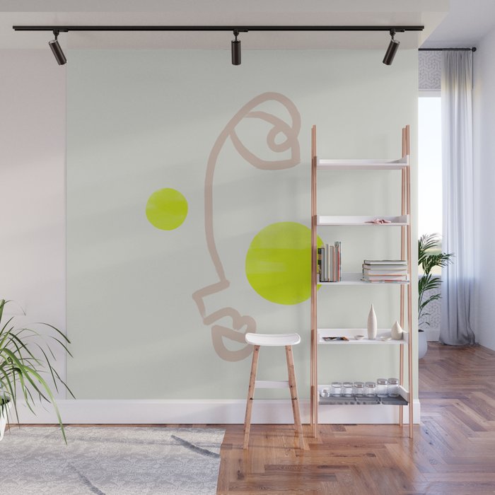 Sunny Face | Neon Wall Mural Gallery Image 1