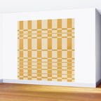 Abstract Yellow Retro Eclectic Pattern Wall Mural Gallery Image 2