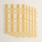 Abstract Yellow Retro Eclectic Pattern Wrapping Paper Gallery Image 3