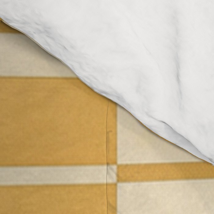 Abstract Yellow Retro Eclectic Pattern Comforter Gallery Image 4