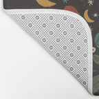 Folk Floral | Fall Colors Bath Mat Gallery Image 2