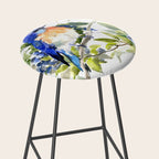Bluebird and Blueberry Stool Gallery Image 2