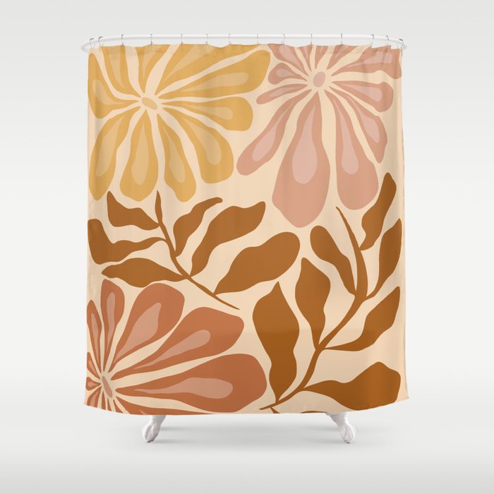 Earthy Elegance Shower Curtain Gallery Image 1