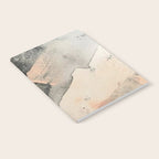 Peace and Quiet [2]: a pretty, minimal abstract piece in gray and peach by Alyssa Hamilton Art Notebook Gallery Image 2