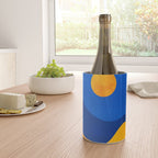 Moonrise Mountains / Blue and Orange Wine Chiller Gallery Image 4