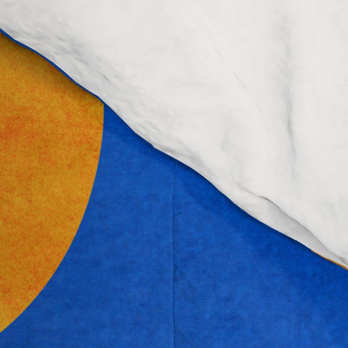 Moonrise Mountains / Blue and Orange Comforter Gallery Image 4
