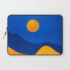 Moonrise Mountains / Blue and Orange Laptop Sleeve Gallery Image 1