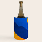 Moonrise Mountains / Blue and Orange Wine Chiller Gallery Image 2