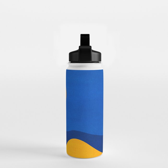 Moonrise Mountains / Blue and Orange Water Bottle Gallery Image 2