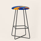 Moonrise Mountains / Blue and Orange Stool Gallery Image 1