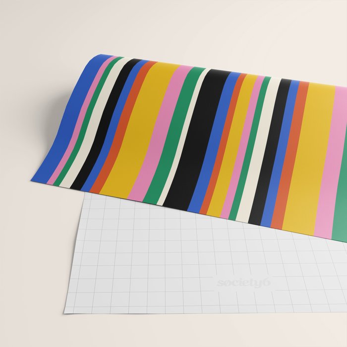 Classic Stripes XIII - Bold Retro Wrapping Paper Gallery Image 2