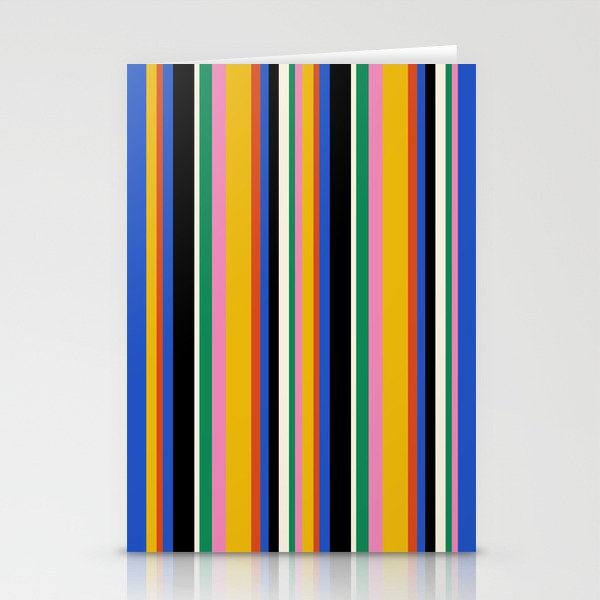 Classic Stripes XIII - Bold Retro Stationery Card Gallery Image 2